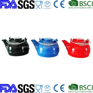 Enamel Cast Iron Teapot FDA Approved Factory